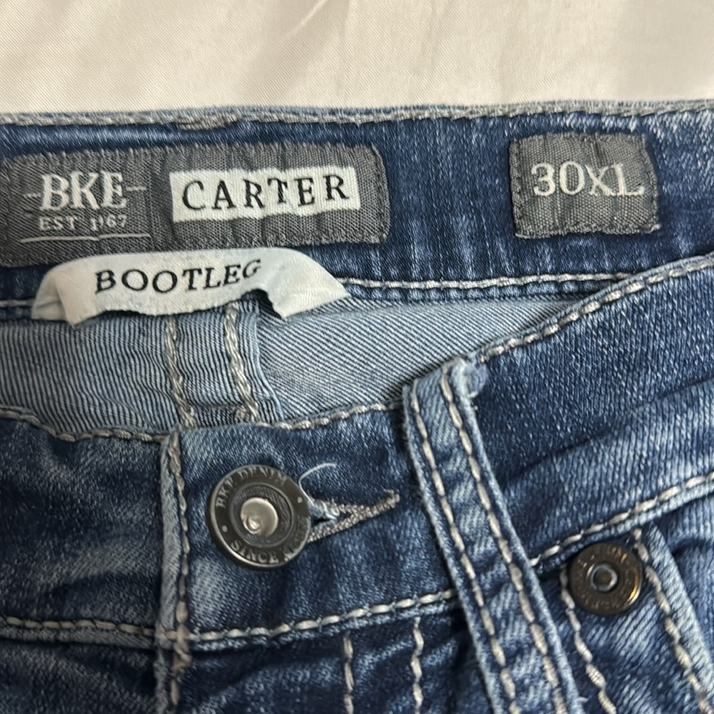BKE Carter Bootleg Jeans - Blue size 30x34 Barely worn